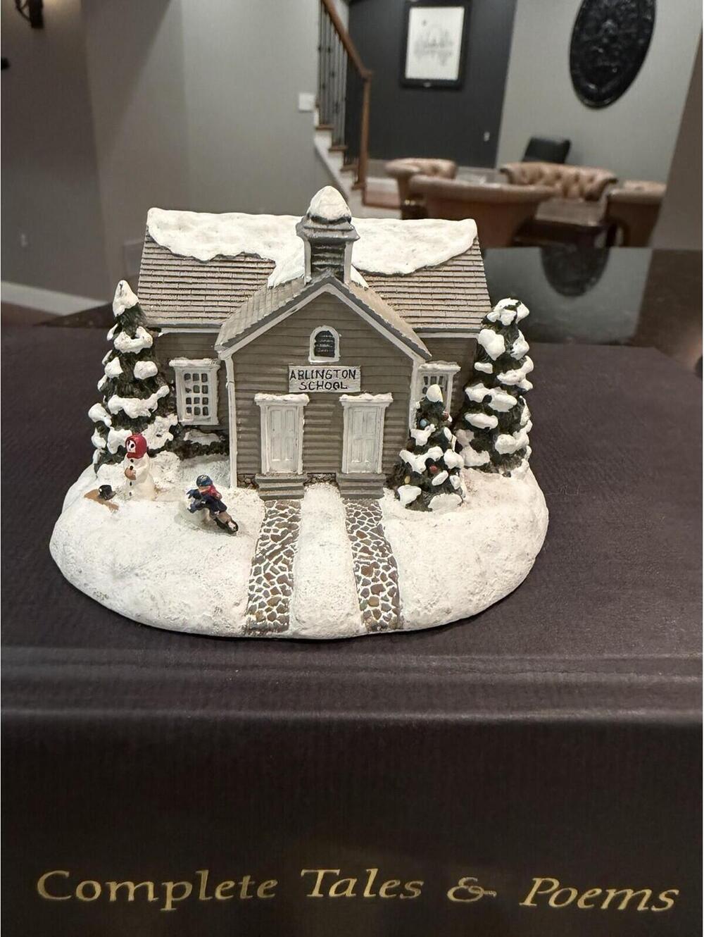 Vtg Hawthorne Rockwell’s Home For The Holidays Collection “School’s Out” 1993